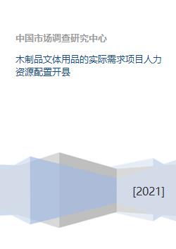 木制品文体用品的实际需求项目人力资源配置开县